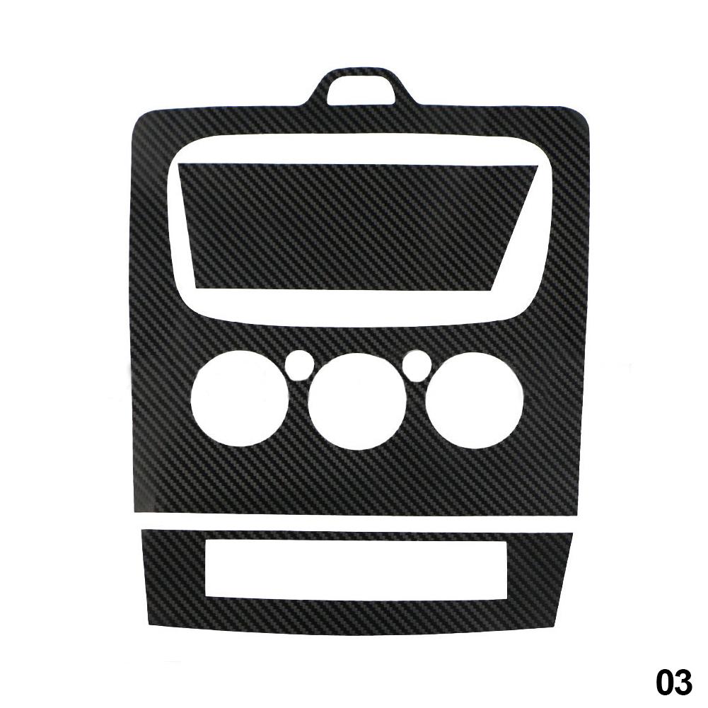 Защитная наклейка на консоль автомобиля из углеродного волокна для Ford Focus 2 MK2 2009 - 2012 Автомобильные аксессуары