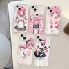 Милый аниме Bocchi the rock чехол для телефона iPhone 15 13 14 Pro Max XS XR 12 11 Pro 13 Mini 6 7 8 Plus мягкая прозрачная задняя крышка