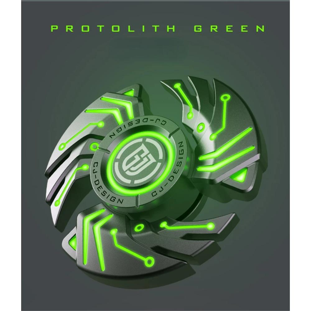 Сплав металла Fidget Spinner светящийся вращающийся наконечник волчок антистрессовые игрушки для снятия стресса игрушки для снятия стресса тревожность дети