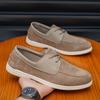 Men Pencil Loafers with Suede Leather Classic Driving Soft Upper Casual Comfortable Low Heel Flat Shoe Man Designer Shoe Summer