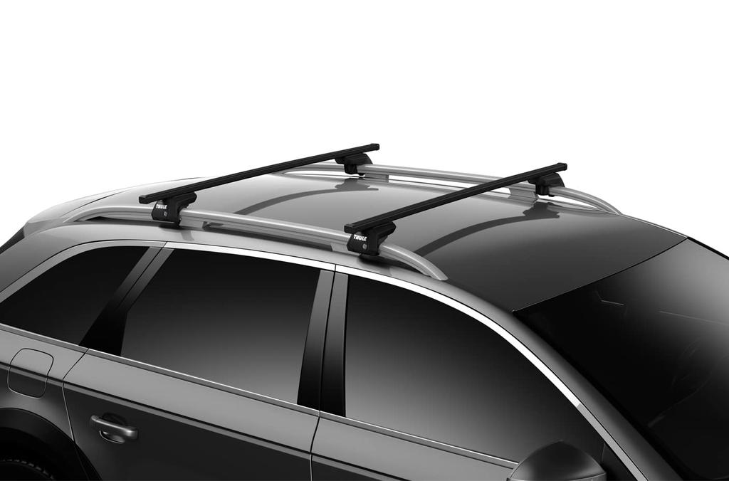 THULE Thule Base Carrier Steel Square Bar Set of 2 135cm TH7124 Black