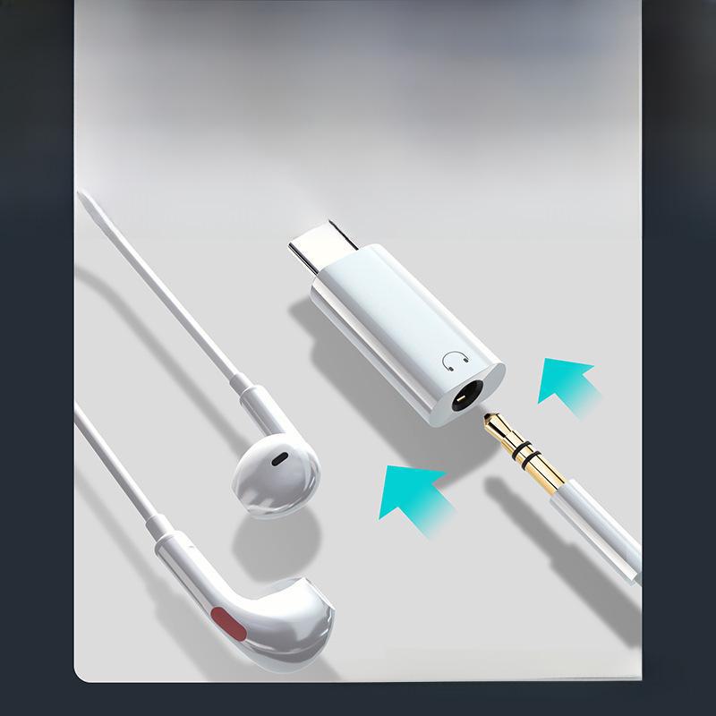Адаптер для наушников USB-C на 3,5 мм с зарядным устройством и цифровым декодером