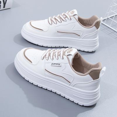 Новые женские кроссовки на толстой подошве, увеличивающие рост, универсальные, дышащие, повседневные и спортивные