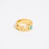 BIMBA Y LOLA [25SS] BIMBA Y LOLA Aquamarine Enamel Logo Ring_B255AIR001TQD