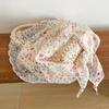 Cotton Floral Headscarf Breathable Bohemian Hair Band Desert Headband Triangular Headband  Summer
