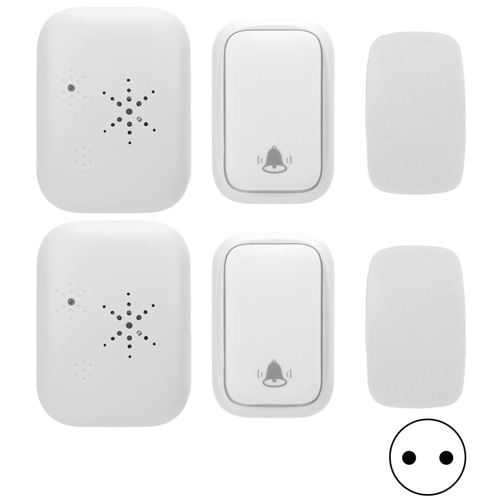 Home Wireless Doorbells With Receivers Self Generating 38 Ringtones 4 Level Volume Waterproof Long