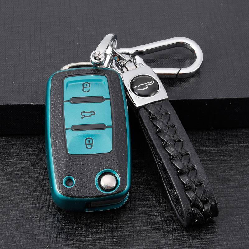 Škoda Octavia Key Cover Jinrui Speed Rapid Spaceback Kodiaq Karoq Rapid Buckle Car Key Case Shell