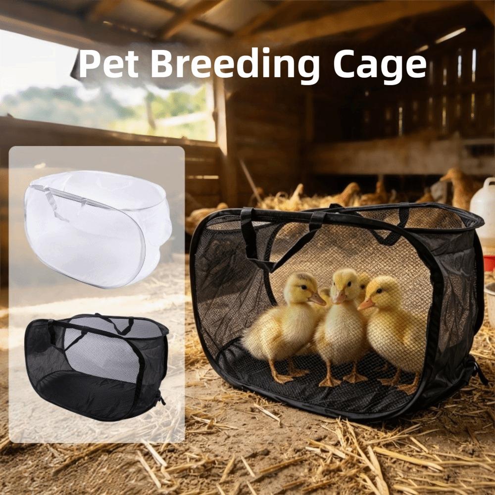 Folding Poultry Escape Fence Transparent Rutin Chicken Anti Escape Tent Exercise Cage