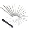 Twist Drill Bit Set Mini Hand Hard Alloy for Small Jewelry Modeling DIY 0.5?3.0mm