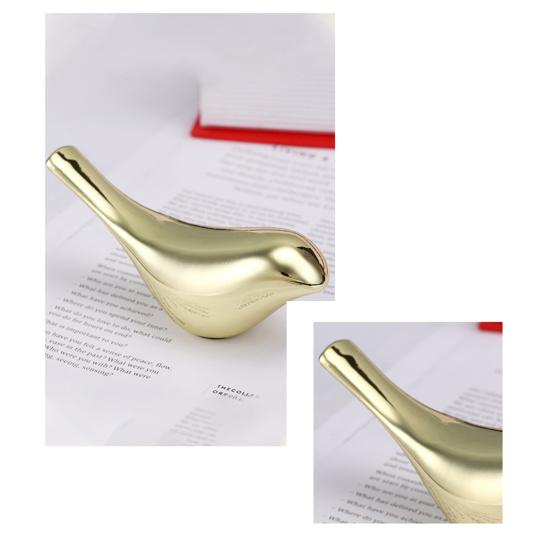 Золотая птица орнамент в скандинавском стиле изысканная статуя птицы элегантная металлическая скульптура птицы для украшения дома