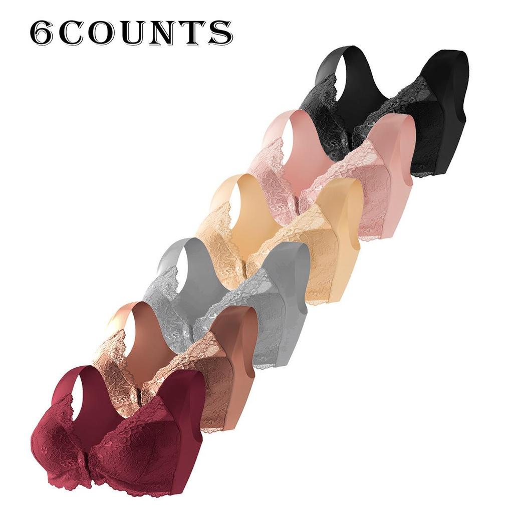 Кружевной бюстгальтер для кормления Shein с застежкой спереди - Поддерживающий, Фиксированные чашки, Собирающий дизайн