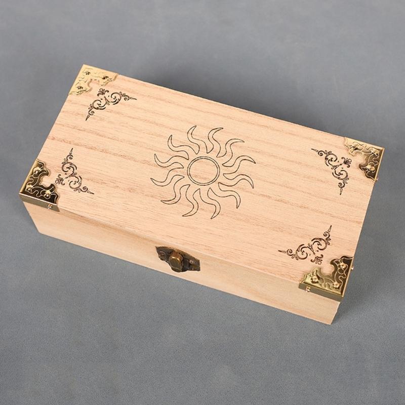 Fashion Wood Playing Card Holder Deck Box Storage Case Organizers Playing Cards Poker Card Box Handcrafts For Men Women