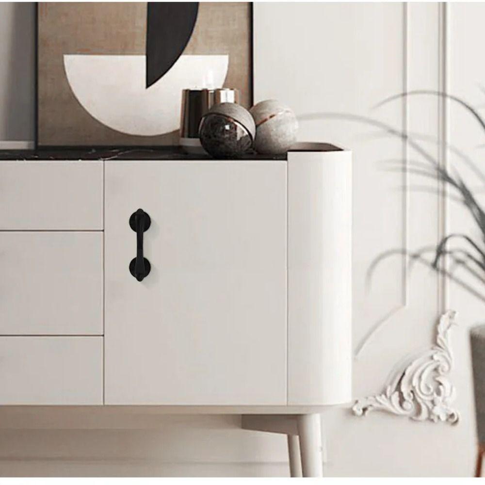 Непробивная дверь Ручки без пробивания отверстий Самоклеящаяся ручка для шкафа Перемещение раздвижной двери