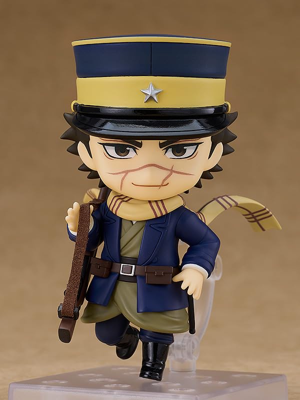 Good Smile Company УЛЫБКА Нендороид Золотой Камуй Саичи Сугимото Пластиковая Раскрашенная Подвижная Фигурка (ХОРОШАЯ КОМПАНИЯ) Немасштабируемый