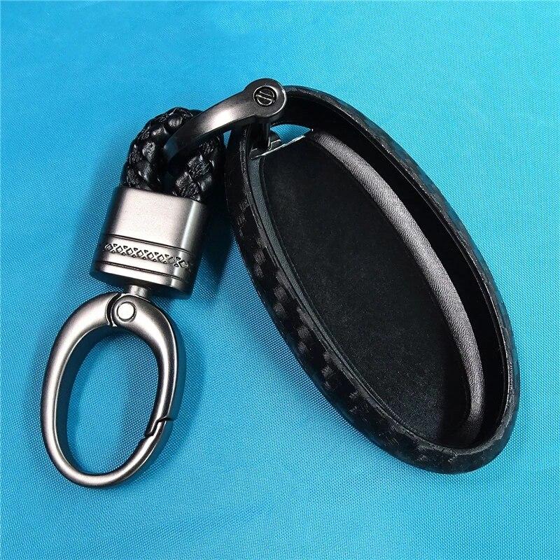 Силиконовый чехол для ключей из углеродного волокна, автомобильный Стайлинг, чехол для Nissan Versa Altima Armada Maxima для Titan 370Z для Infiniti M35 JX35 Q50