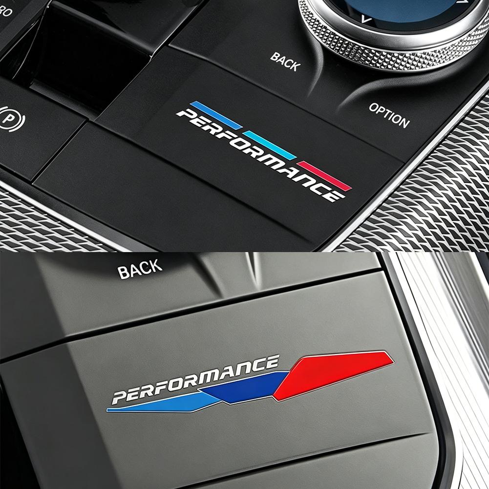 3Pcs M Performance Car 3D Metal Sticker Interior Decal Accessories For BMW G80 G06 G07 G42 G14 G15 G16 F82 F20 F21 F83 M2 M3 M4 pd2
