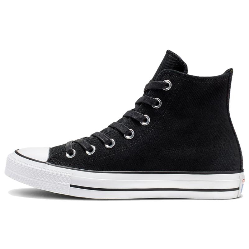 Converse Chuck Taylor All Star Comfortable and Versatile Non-Slip Resistant Lightweight High Top Espadrilles Women's Black & White