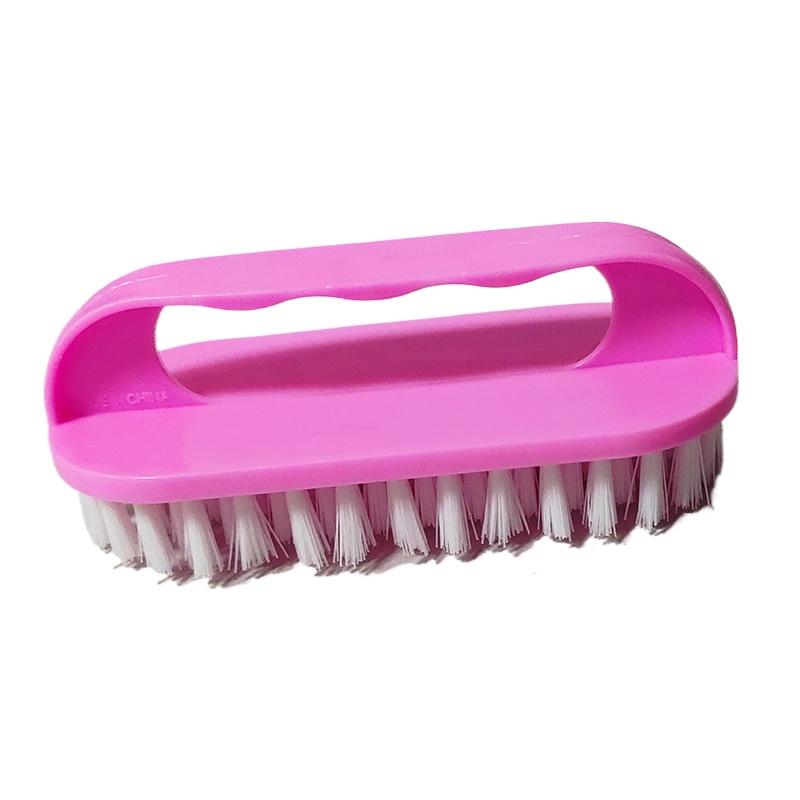 1/2 шт. Эргономичная щетка для чистки одежды и обуви с жесткой щетиной - Доступна в синем, розовом и зеленом цвете