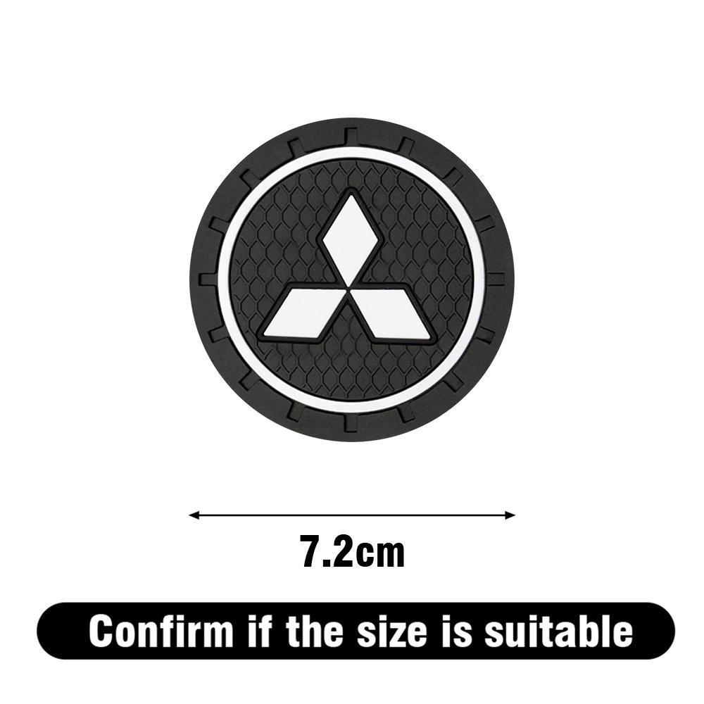 Автомобильный держатель для стакана в салон Нескользящий коврик Подставки под стаканы Для Mitsubishi Lancer Outlander Pajero ASX EX L200 Colt Автоаксессуары