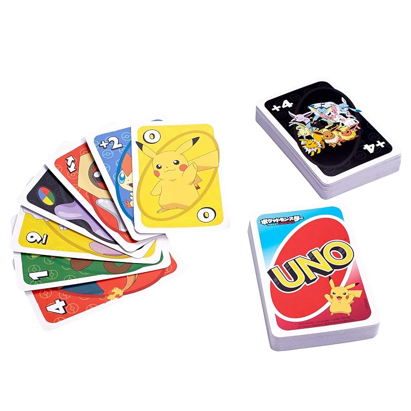 Mattel Игра UNO Карточная игра Pokémon Party Game 2-10 игроков Возраст 7+ Pokémon GNH17