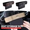 Car Seat Gap Storage Box Leather Storage Box For Mazda 2 3 MS CX5 CX3 MX5 RX8 Car mobile phone wireless charging storage box