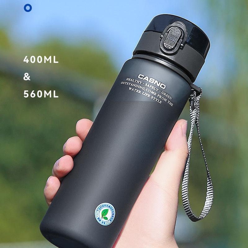 Высококачественная спортивная бутылка для воды с герметичной конструкцией для пеших прогулок и кемпинга