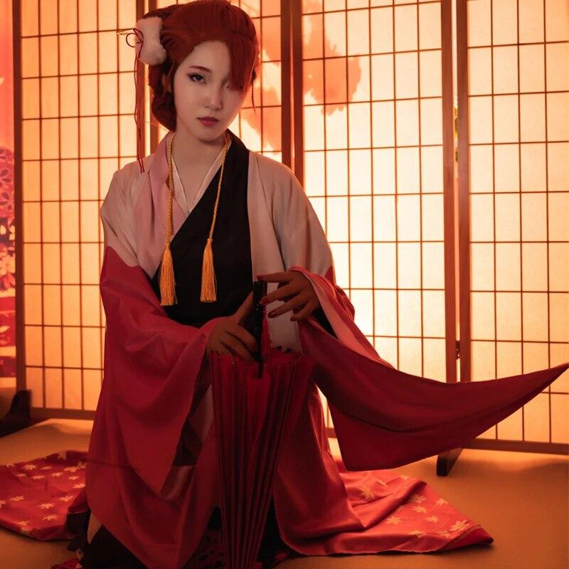 Ozaki Kouyou Косплей Аниме Бунго Бродячие Собаки Косплей Костюм Платье Костюм Хэллоуин Карнавальный Вечерний Костюм для Женской Одежды