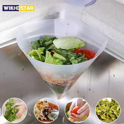 Складная кухонная мойка, автономная кухонная антиблокировочная воронка, сливной фильтр для раковины, пробка для мойки для овощей и фруктов