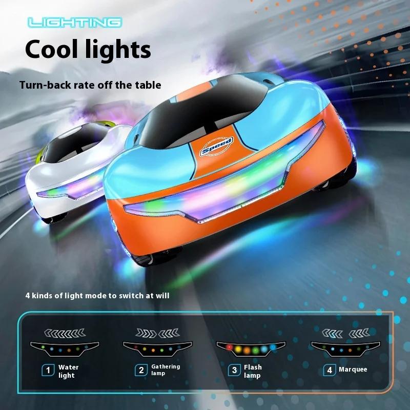 Нетоксичные радиоуправляемые концепт-машинки, дрифт-автомобиль 2.4G 4WD, RC-машинка с датчиком жестов, со светом и музыкой, игрушки для детей, подарки на день рождения
