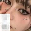 Non Piercing Lip Nails Sticker Selfadhesive Waterproof Reusable Fake Lip Nail Eyebrow Nose Ring Body Belly Button Jewelry