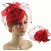 Retro Berets  Headband Fascinator Wedding Ascot Hat Hatinator Birdcage Veil