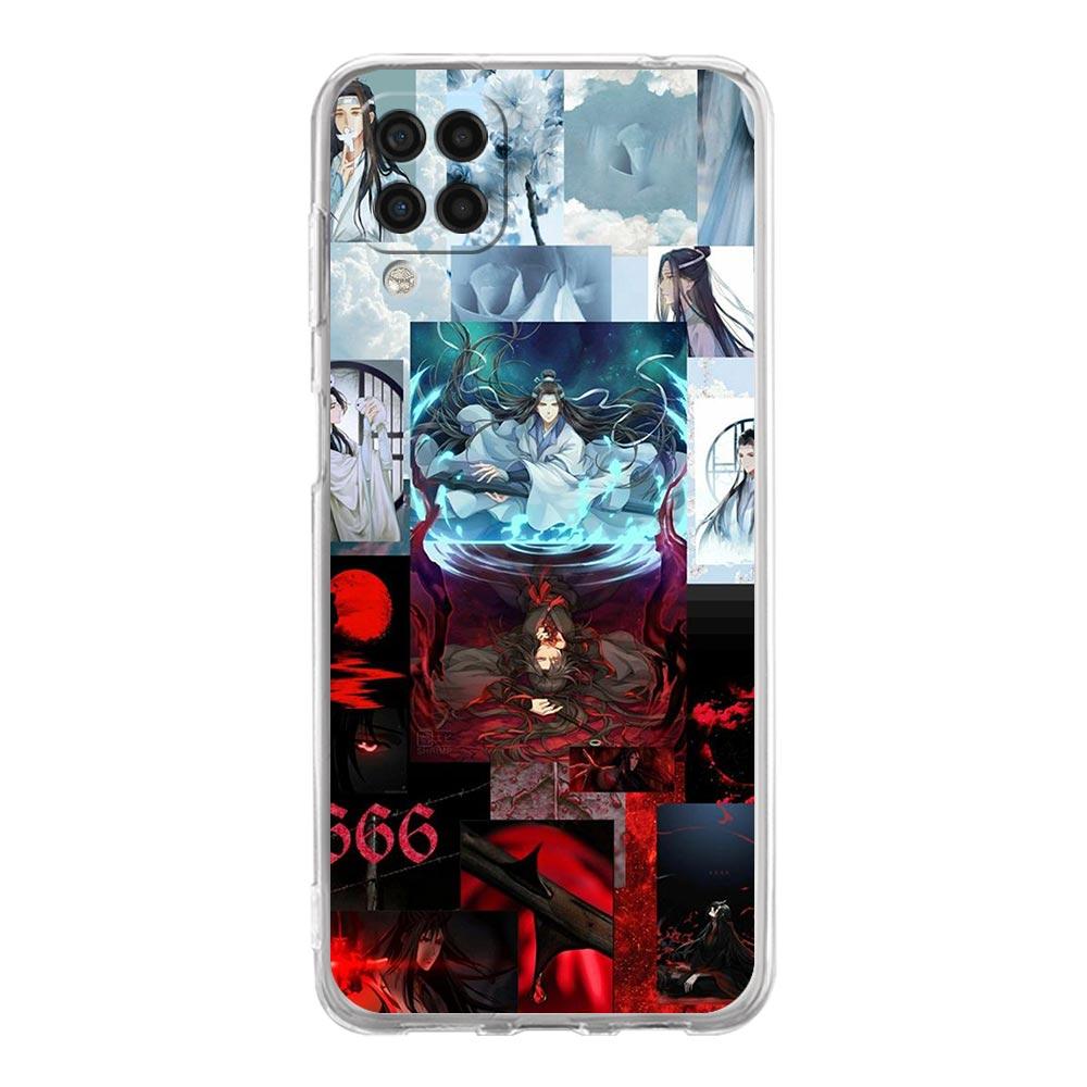 Прозрачный чехол для телефона Samsung Galaxy A13 A51 A71 A21S A12 A11 A31 A52 A41 A23 A53 A73 A32 5G A03S Мягкий чехол Аниме Mo Dao Zu Shi