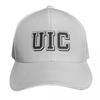 UIC Black White Baseball Cap Hat Unisex For The Sun dad hat Unisexs big size hat Golf Cap Women Caps Unisexs