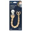 Sweetie Strap™, Silicone Pacifier Clips, 0+ Months, Toast, 1 Count