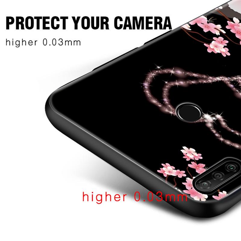 Защитная крышка из закаленного стекла с рисунком для iPhone Samsung Huawei Xiaomi Meizu
