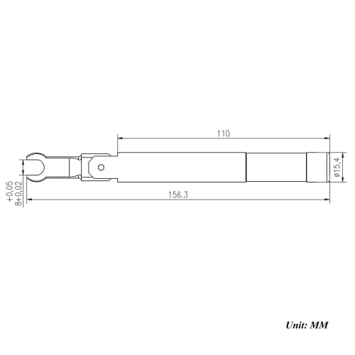TOJOIN SMA Torque Wrench for RF Connectors, 1 Piece, 8-Inch (0.9 Nm) Opening, 8mm (5/16-Inch) SMA to 3.5mm/2.92mm Adapter Converter, Portable Wrench f