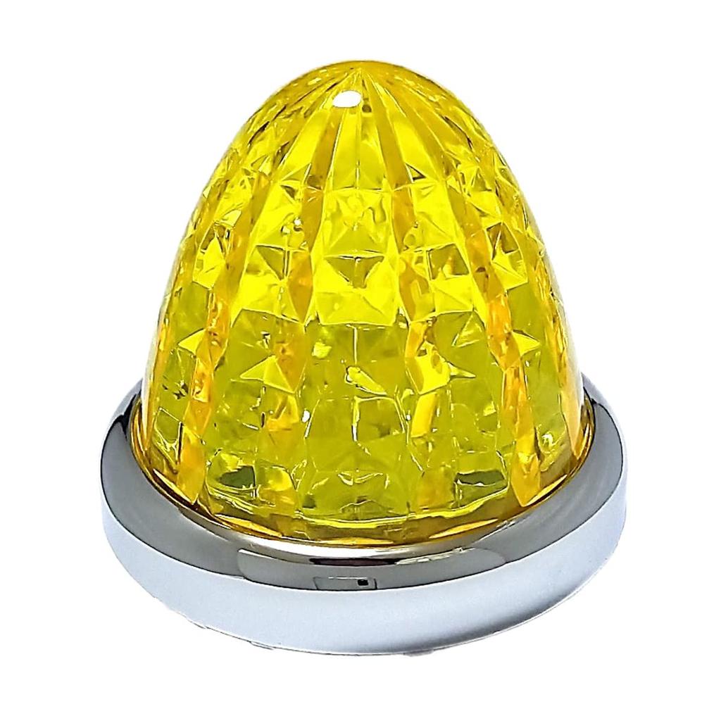 Настройте 24V Светодиодный габаритный фонарь для грузовика Боковой габаритный фонарь Хромированное кольцо 8 сторон Кристальная огранка