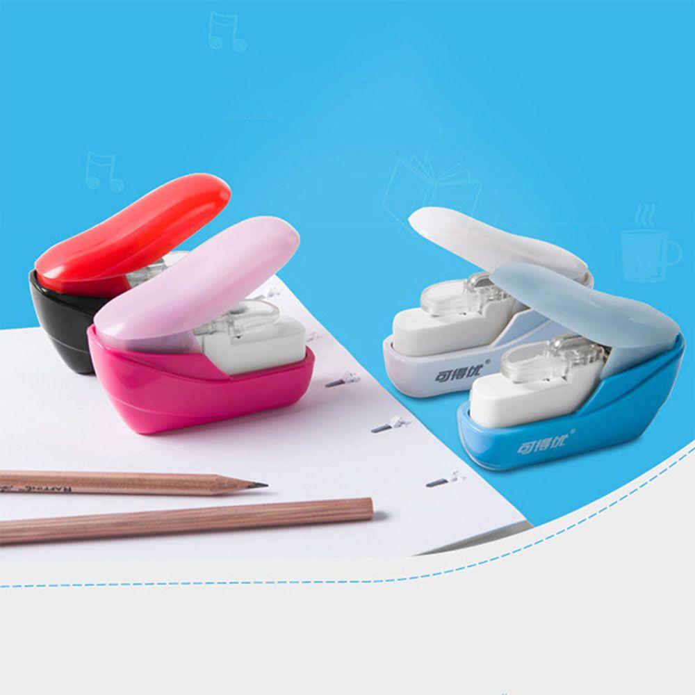 Students Supplies Mini Staple-Free Stapler Stapleless Stapler School Office Supplies Stationery