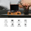 SOUL Универсальный проигрыватель виниловых пластинок с Bluetooth, вращение 1, 1 сменная игла в подарок, встроенный динамик D&L, совместимость с USB/SD, функция записи, 33/45/78