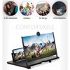 10/12/14/16/18 Inch Mobile Phone Screen Amplifier Pull-out 3d Magnifying Glass Stand Magnifier