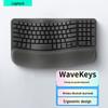 Эргономичная беспроводная клавиатура Logitech Wave Keys