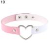 Женский панк колье-чокер из искусственной кожи с сердечком, ювелирное украшение, шарм, подарок AVE