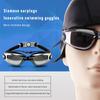 Swimming Goggles Men Women Pool Earplug Professional Waterproof Swim Eyewear Prescription Adult Diving Glasses