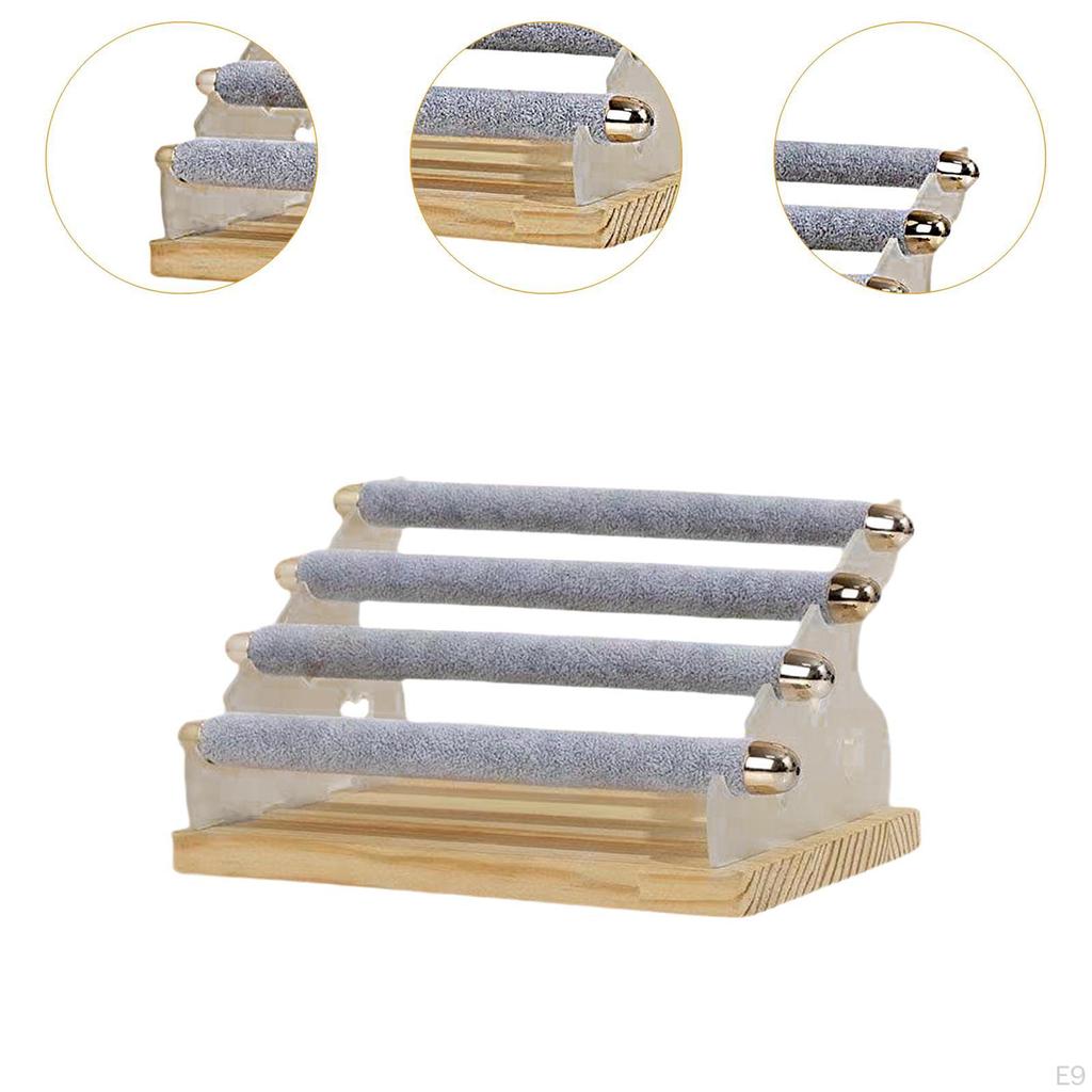 Подставка для ювелирных изделий, органайзер для хранения колец, держатель с большой емкостью