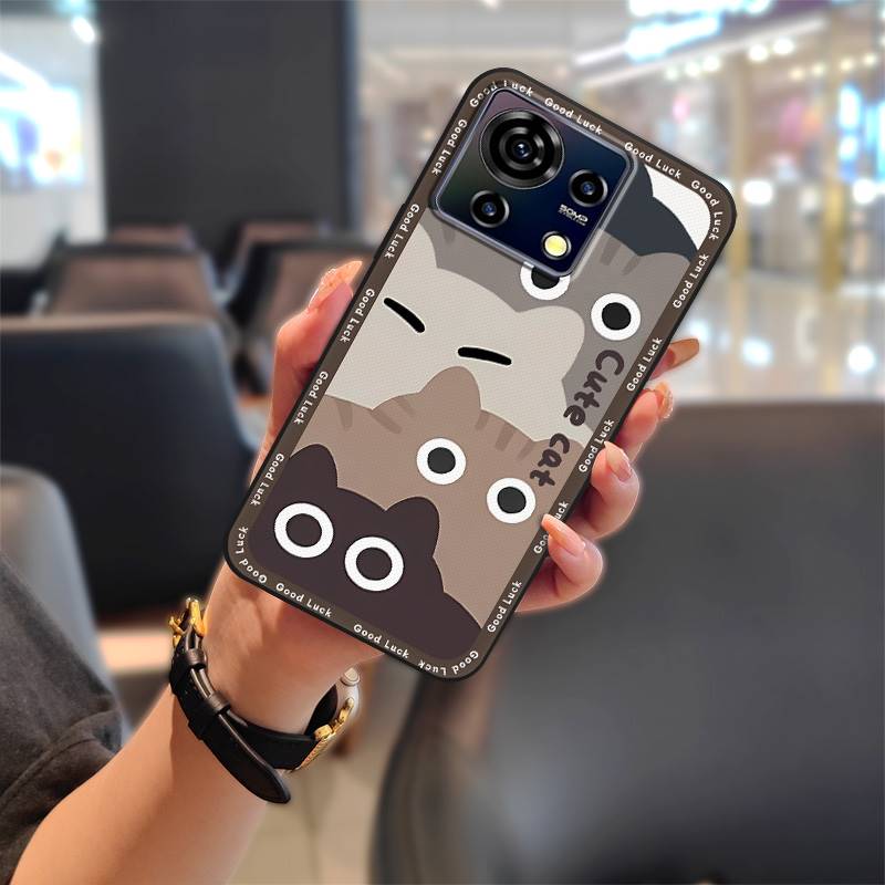 Водонепроницаемый Модный Дизайн Чехол для Телефона Для ZTE Blade V50 Vita Защитная Грязеотталкивающая Задняя Крышка Мультяшный Мягкий чехол ТПУ