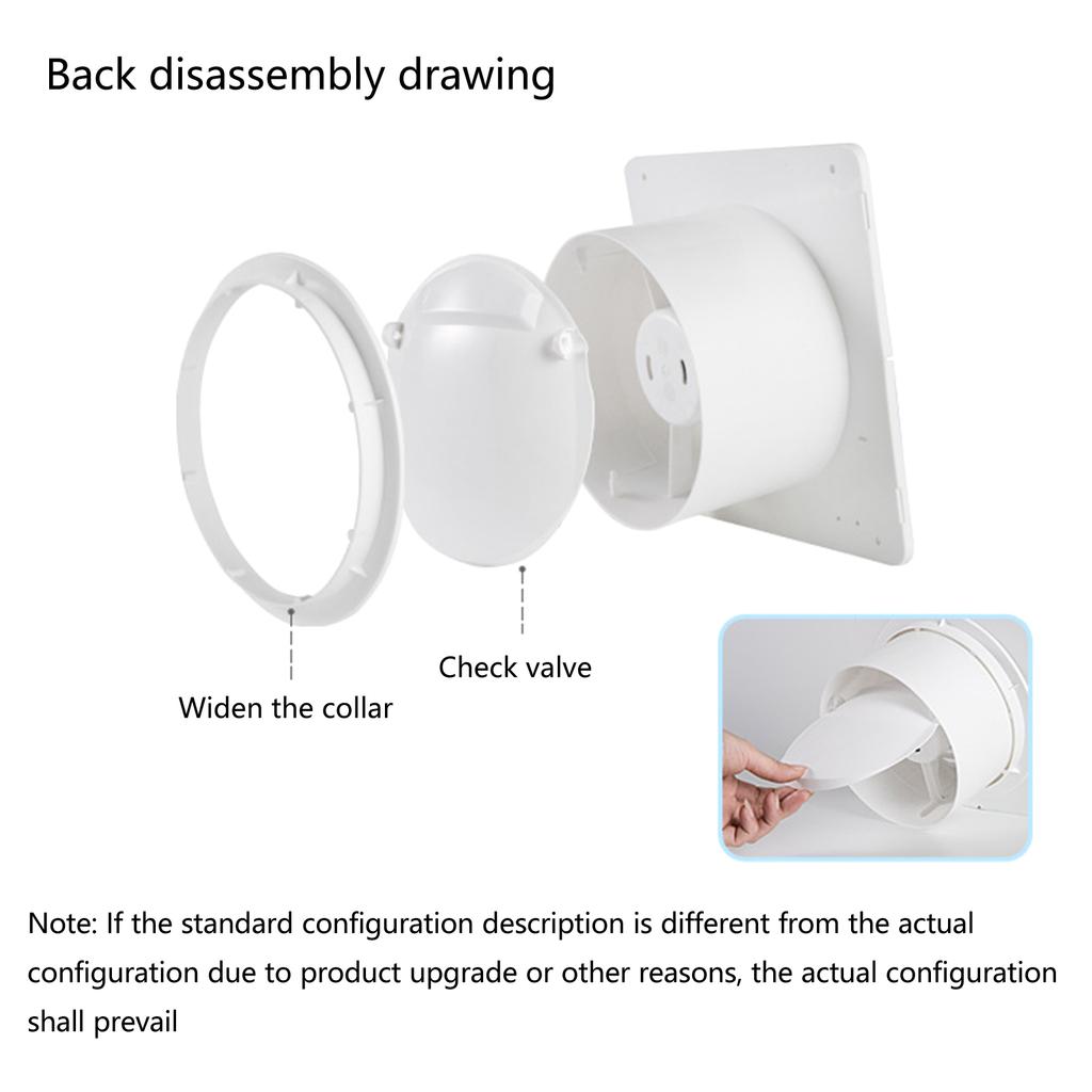 High Performances Inline Duct Extractor Air Circulator with Easy Installation Ventilation for Conservatories Grow Rooms