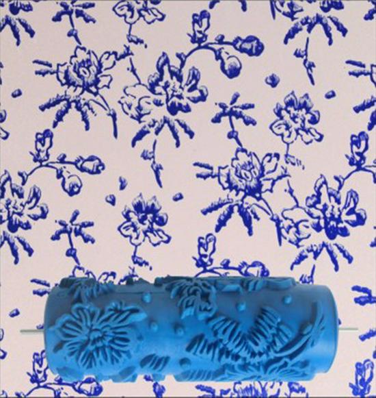 5-дюймовый ролик с рисунком для жидких обоев - Инструмент для DIY-точечной росписи и покраски стен