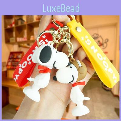 Очаровательный плюшевый брелок Snoopy, популярный мультяшный брелок, идеально подходит для подарков парам