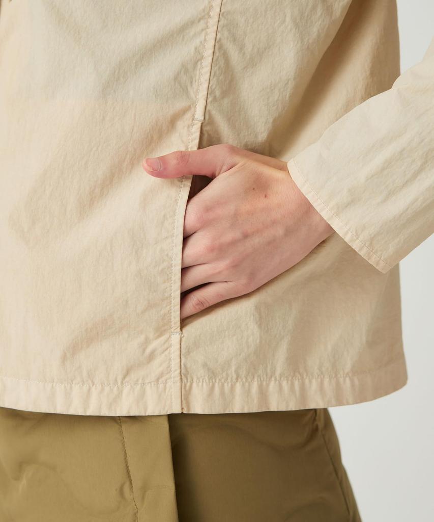 Snow Peak Garment Dyed Blouse Long Sleeve IVORY 3 SH-25AW001, Women's Top,