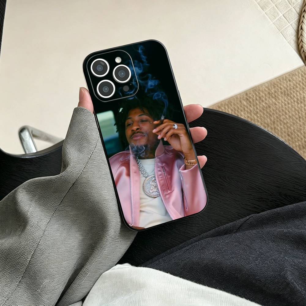 Rapper YoungBoy Never Broke Again Phone Case For iPhone 17, 16,15,14,13,12,11 Plus,Pro Max, Others Soft Black Cover